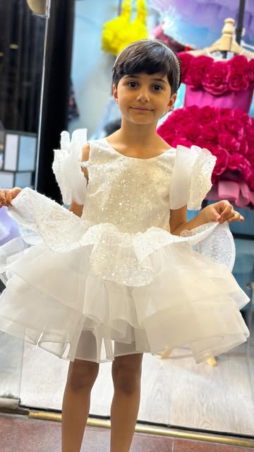 لباس مجلسی پاپیون دار